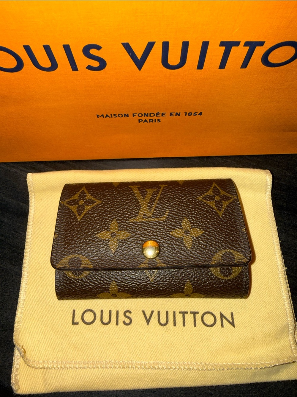 Louis Vuitton Monogram Canvas key pouch